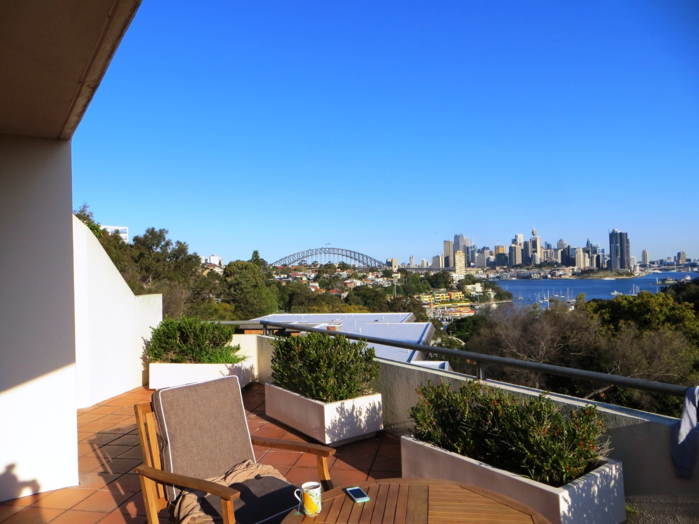 Penthouse harbour view