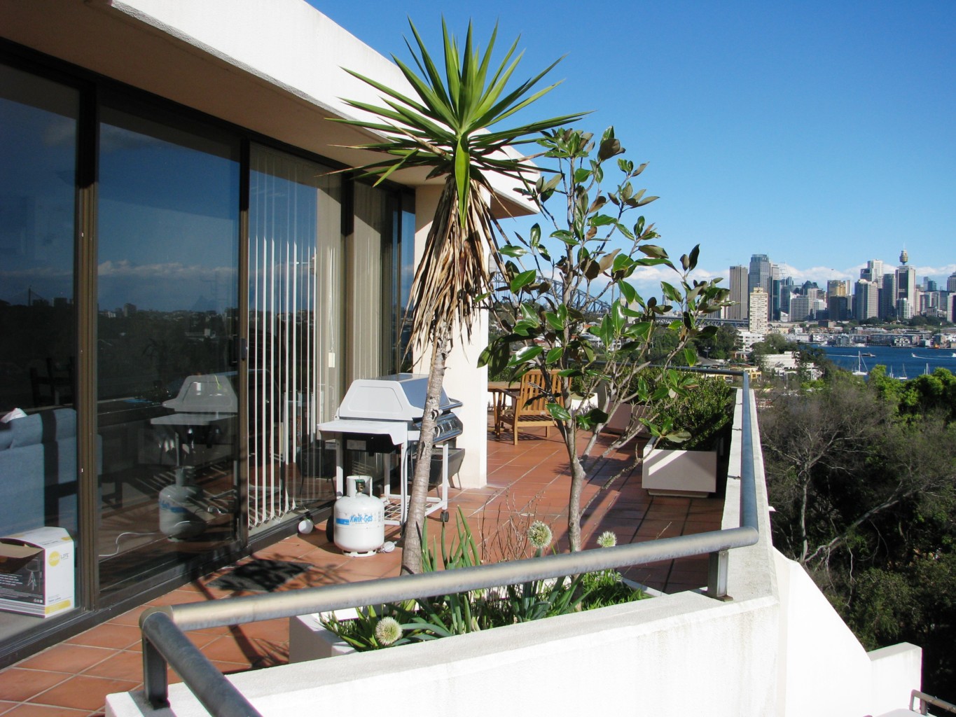 Penthouse balcony