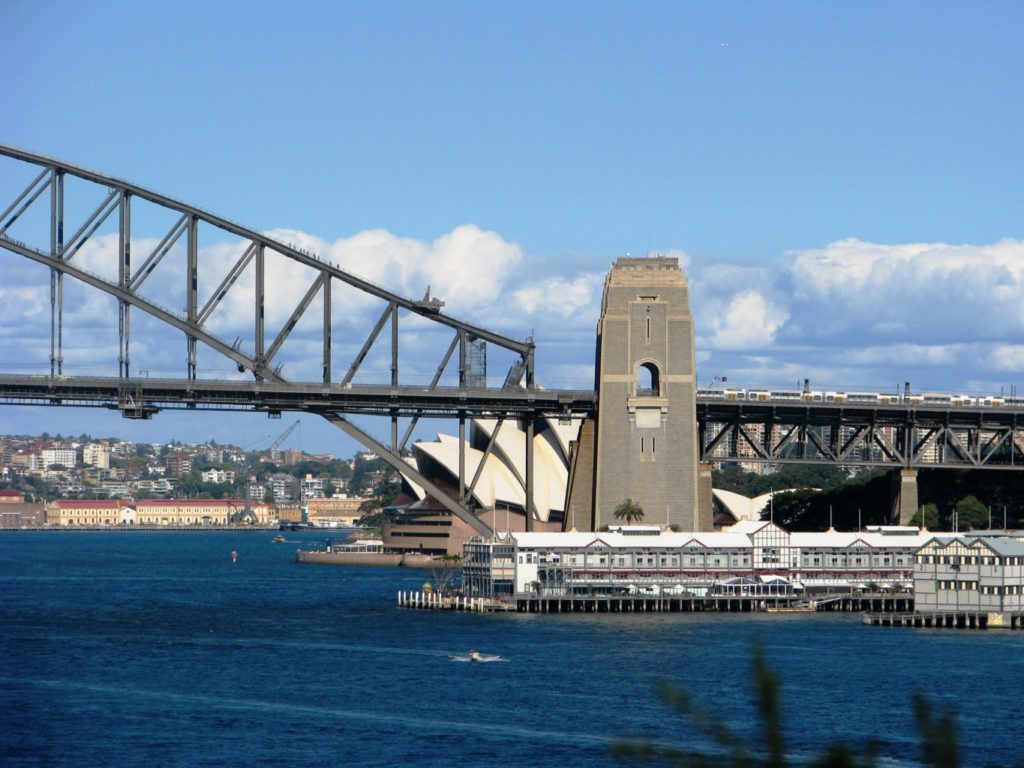 View of Sydney Balls Head Reserve