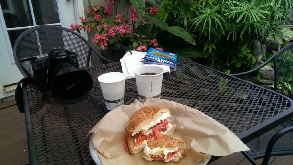 Best salmon bagel Kauai