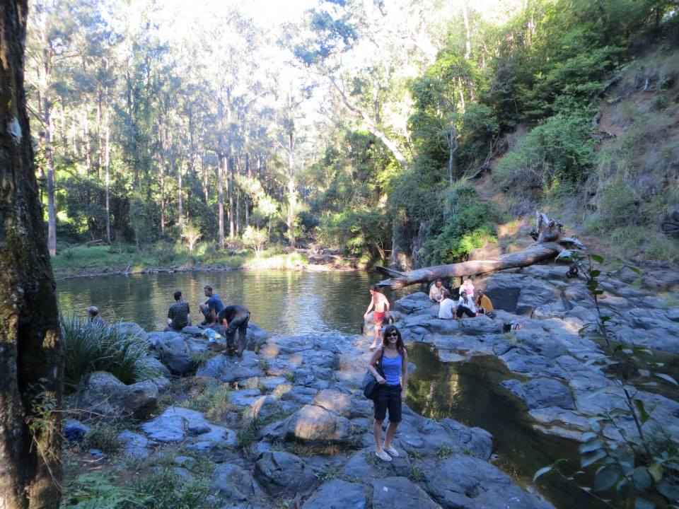 Lake waterfall near Billen